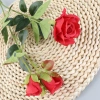 Silk flower fresh-keeping roses used to decorate the wedding background details Picture